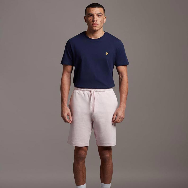 Lyle & Scott Classic Sweat Regular Fit Short - Stonewash Pink