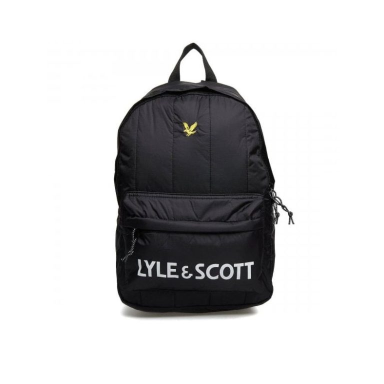 Lyle & Scott Core Wadded Backpack Bag - Black