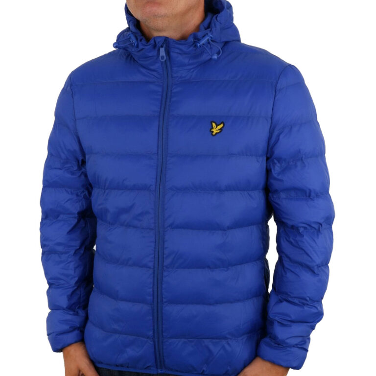 Lyle & Scott Lightweight Puffer Regular Fit Long Sleeve Jacket - Duke Blue