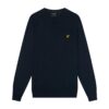 Lyle & Scott Merino Lightweight Regular Fit Long Sleeve Sweatshirt - Dark Navy