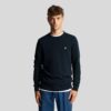 Lyle & Scott Merino Lightweight Regular Fit Long Sleeve Sweatshirt - Dark Navy