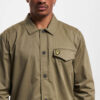 Lyle & Scott Regular Fit Long Sleeve Shirt Jacket - Stone