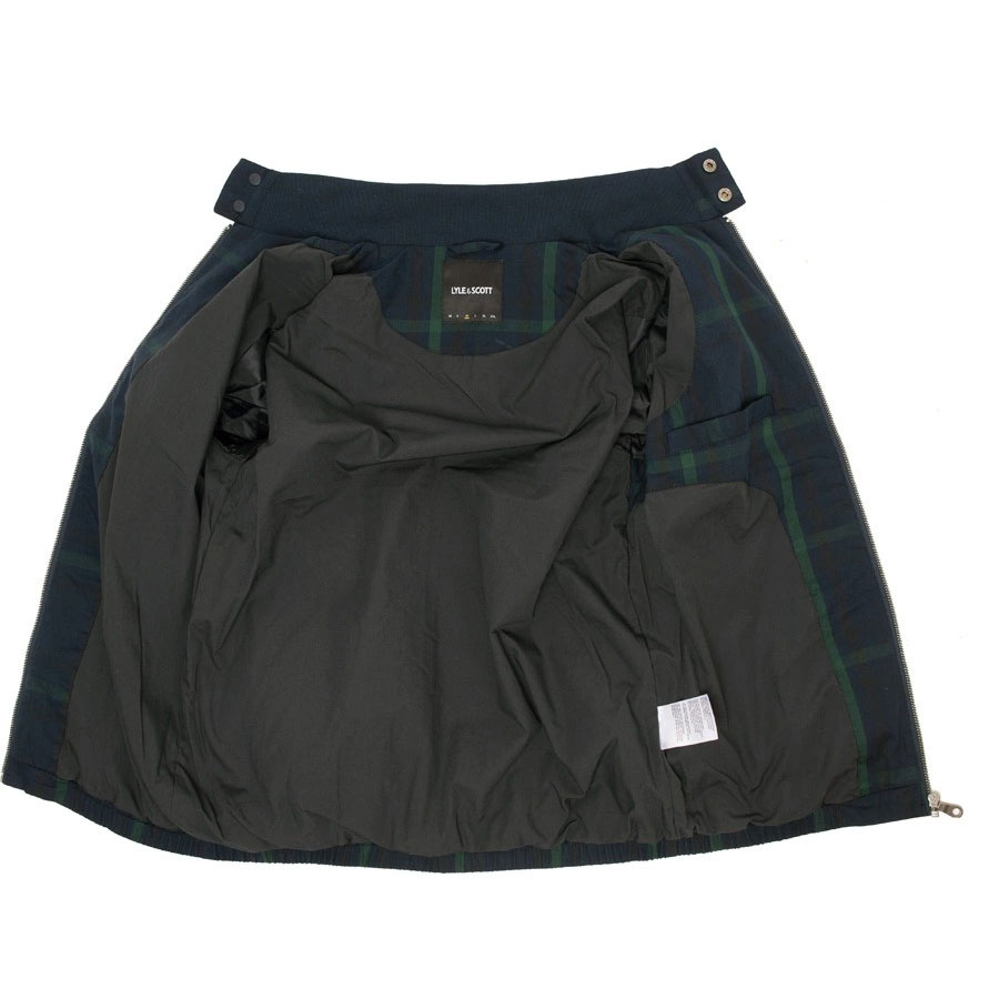 Lyle & Scott Tartan Regular Fit Long Sleeve Jacket - Navy Check
