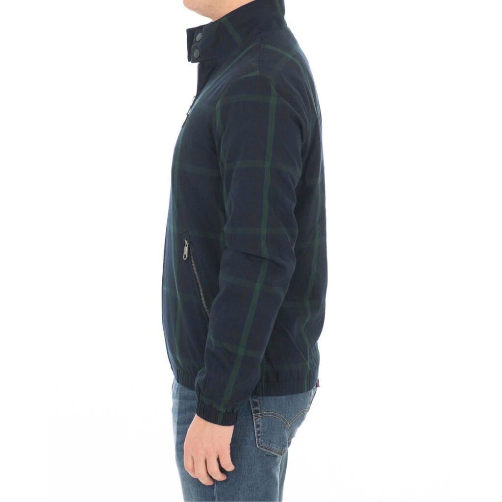 Lyle & Scott Tartan Regular Fit Long Sleeve Jacket - Navy Check