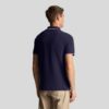 Lyle & Scott Tipped Regular Fit Short Sleeve Polo Shirt - Navy/White