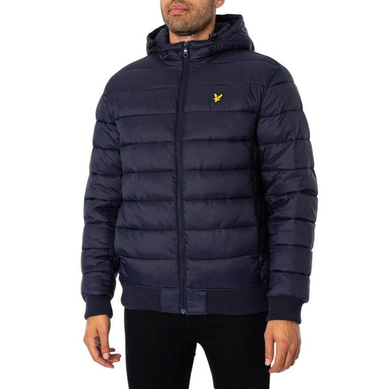 Lyle & Scott Wadded Heavyweight Regular Fit Long Sleeve jacket - Dark Navy