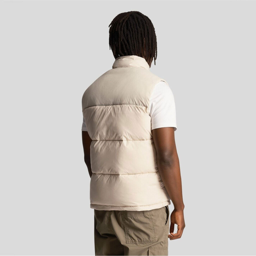 Lyle & Scott Wadded Regular Fit Gilet - Light Mist
