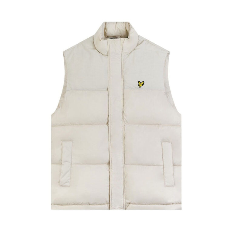 Lyle & Scott Wadded Regular Fit Gilet - Light Mist