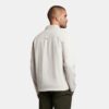 Lyle & Scott Washed Full Zip Twill Regular Fit Long Sleeve Overshirt - Light Mist