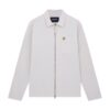 Lyle & Scott Washed Full Zip Twill Regular Fit Long Sleeve Overshirt - Light Mist