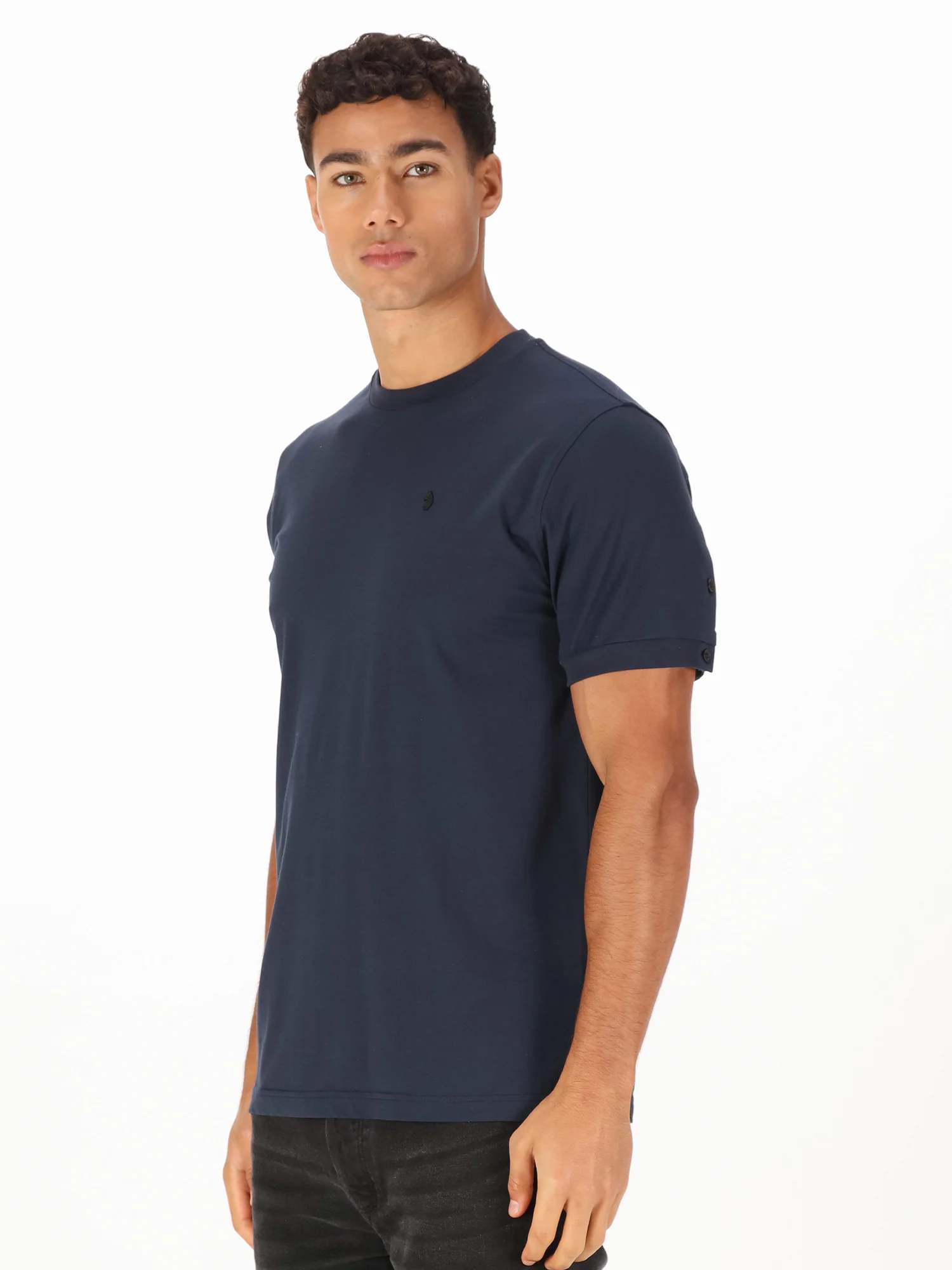 Luke Shanghai Modal T-Shirt - Dark Navy