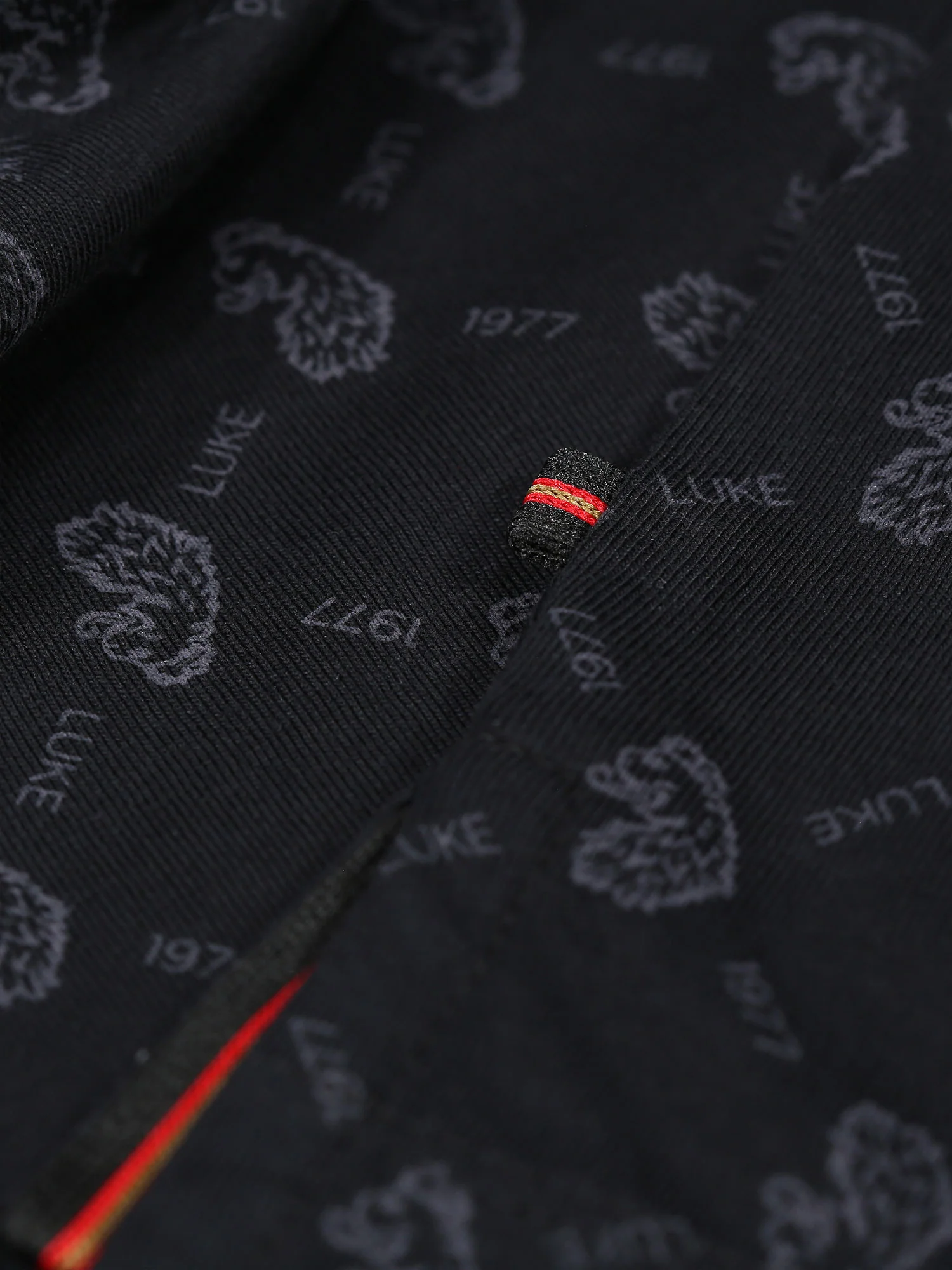 Luke Lineker Classic Overprint T-Shirt - Black Charcoal