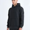Luke Lotus Relaxed Fit Premium Hoodie - Marl Charcoal