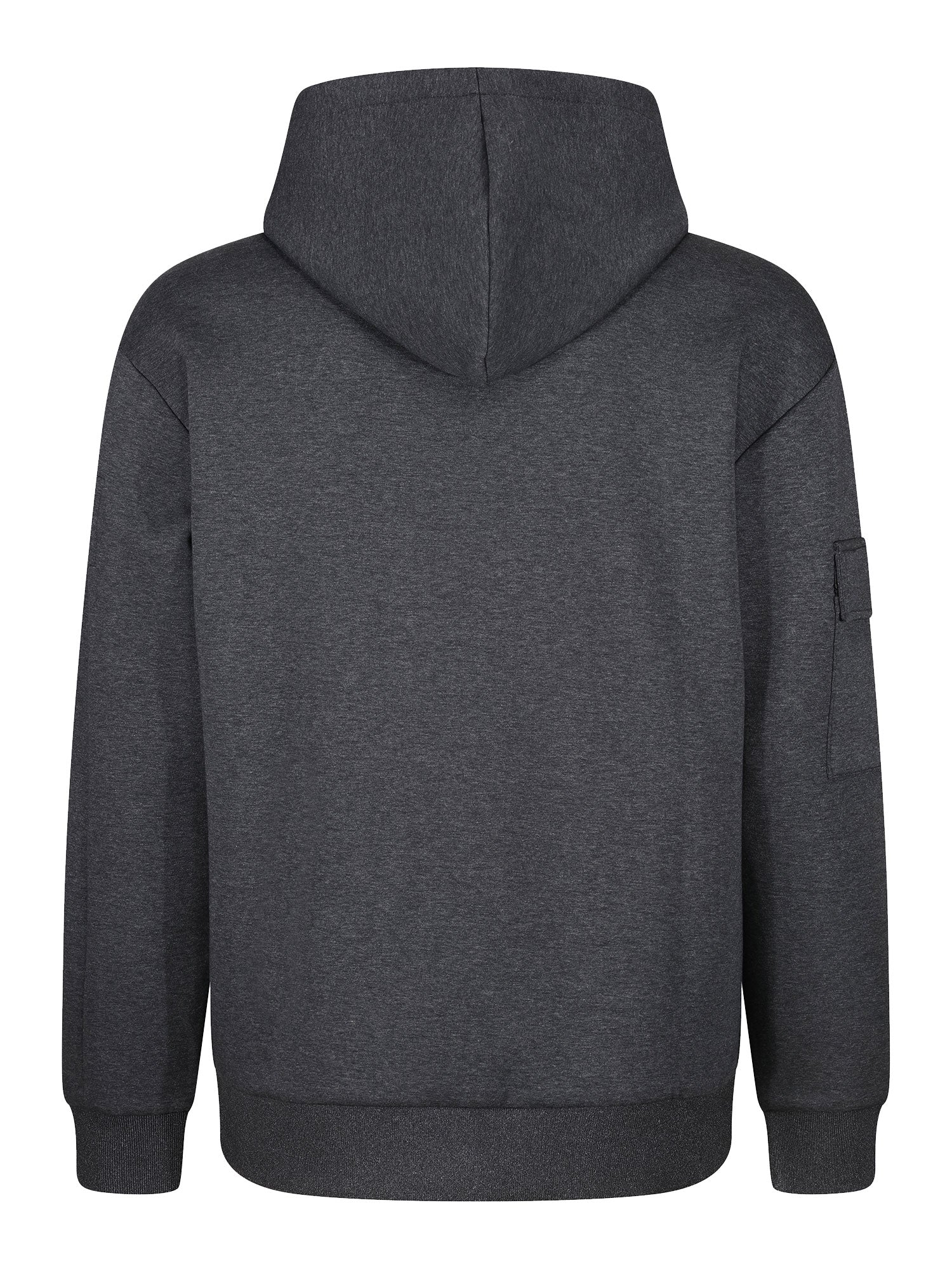 Luke Lotus Relaxed Fit Premium Hoodie - Marl Charcoal
