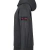 Luke Lotus Relaxed Fit Premium Hoodie - Marl Charcoal