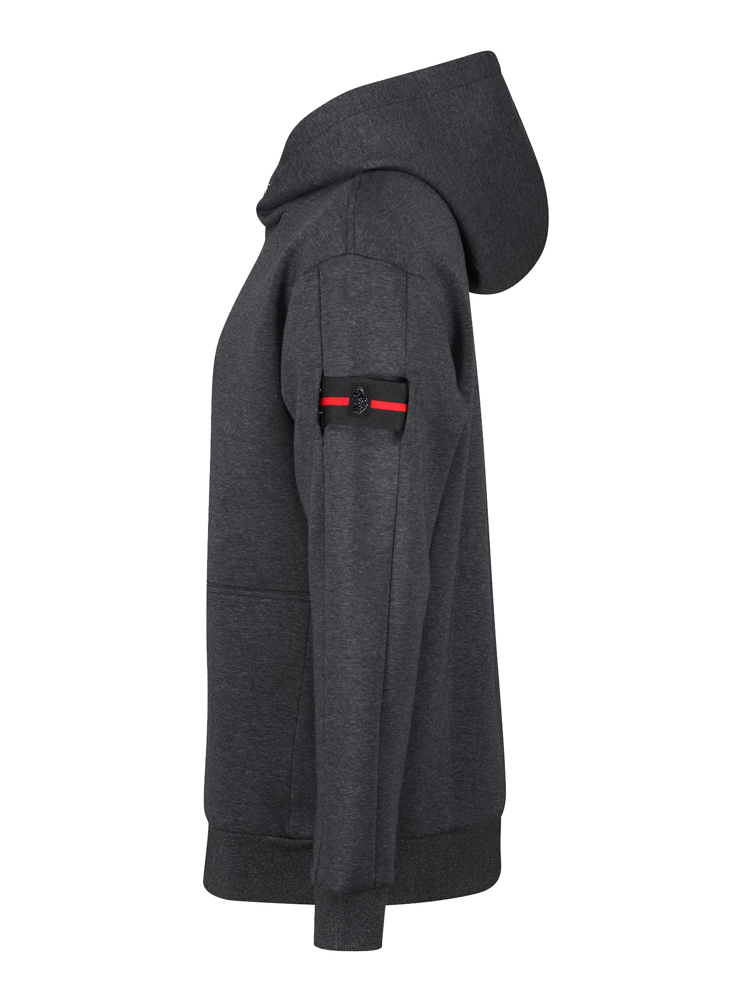 Luke Lotus Relaxed Fit Premium Hoodie - Marl Charcoal