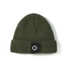 MA.STRUM Label Knit Beanie - Oil Slick