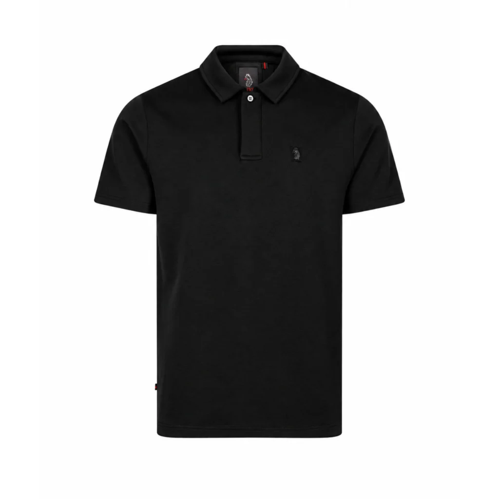Luke Breathtaking Polo Shirt - Jet Black