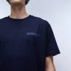 Napaijri Albula Print Loose Fit Short Sleeve T-Shirt - Blue Marine