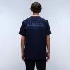 Napaijri Albula Print Loose Fit Short Sleeve T-Shirt - Blue Marine