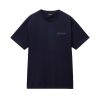 Napaijri Albula Print Loose Fit Short Sleeve T-Shirt - Blue Marine