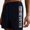 Napaijri V-Box Print Regular Fit Short - Blue Marine