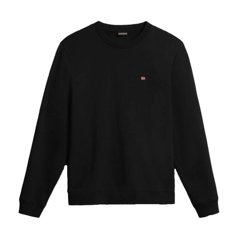 Napapijri Balis Regular Fit Long Sleeve Sweatshirt - Black