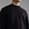 Napapijri Balis Regular Fit Long Sleeve Sweatshirt - Black