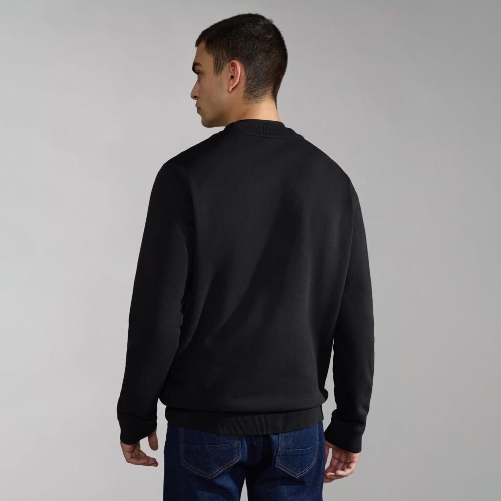 Napapijri Balis Regular Fit Long Sleeve Sweatshirt - Black