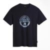 Napapijri Bollo Regular Fit Short Sleeve T-Shirt - Blue Marine