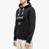 Napapijri Burgee Winter Regular Fit Long Sleeve Hoodie - Black