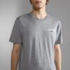 Napapijri Ice 2 Regular Fit Short Sleeve T-Shirt - Grey Marl