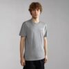 Napapijri Ice 2 Regular Fit Short Sleeve T-Shirt - Grey Marl