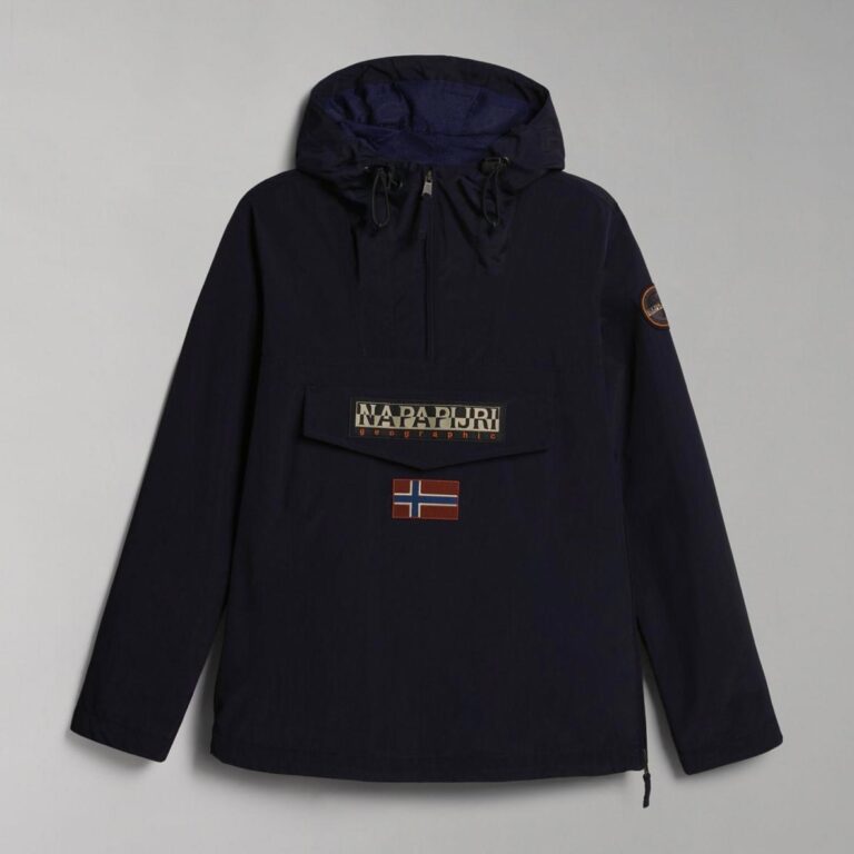 Napapijri Rainforest 3 Regular Fit Long Sleeve Jacket - Blue Marine