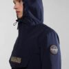 Napapijri Rainforest 3 Regular Fit Long Sleeve Jacket - Blue Marine