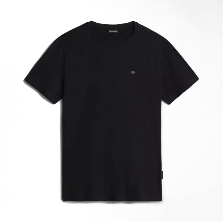 Napapijri Salis Regular Fit Short Sleeve T-Shirt - Black