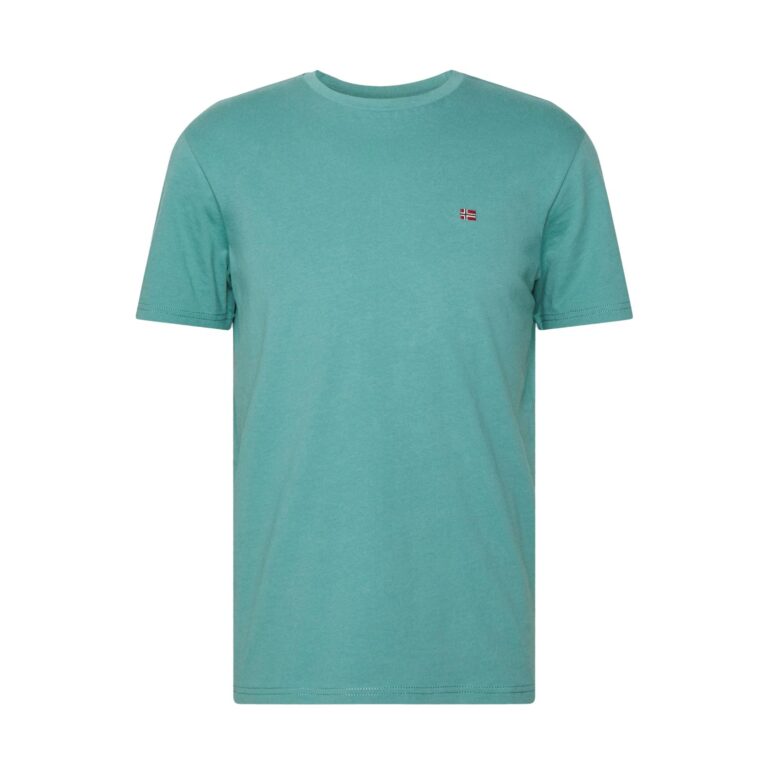 Napapijri Salis Regular Fit Short Sleeve T-Shirt - Blue Bristol