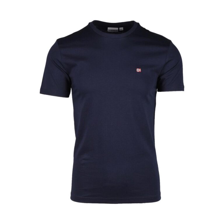 Napapijri Salis Regular Fit Short Sleeve T-Shirt - Blue Marine