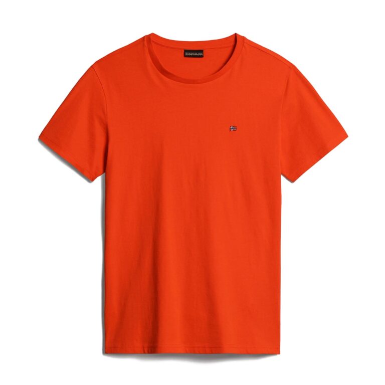 Napapijri Salis Regular Fit Short Sleeve T-Shirt - Red Cherry