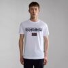 Napapijri Sayas Regular Fit Short Sleeve T-Shirt - Bright White