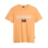 Napapijri Sayas Regular Fit Short Sleeve T-Shirt - Orange Mock