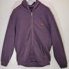 Lyle & Scott Classic Full Zip Regular Fit Long Sleeve Hoodie - Deep Plum
