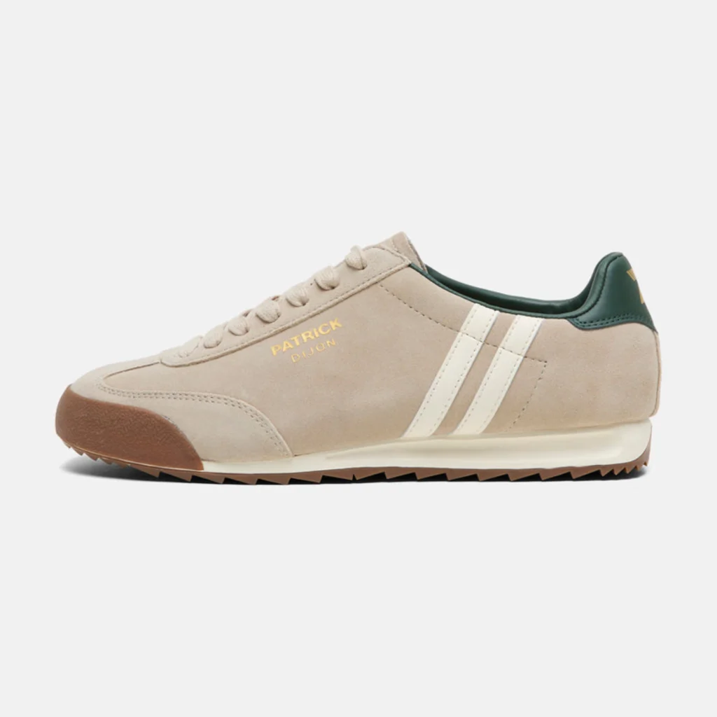 Patrick Dijon Runner - Stone / Off White / Dark Green (285)