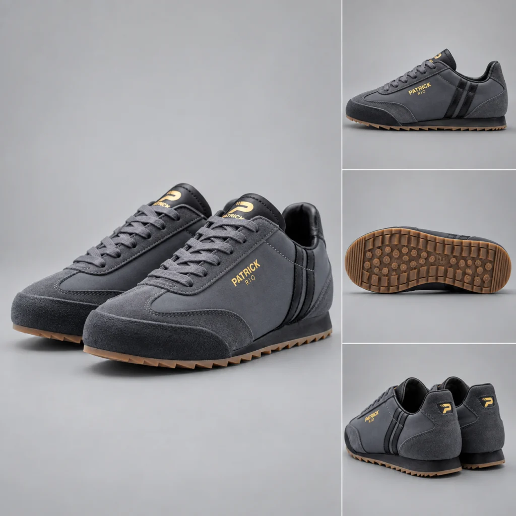 Patrick Rio Runner - Charcoal / Black