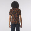 Pretty Green Brindle Regular Fit Short Sleeve Polo - Brown