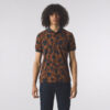 Pretty Green Brindle Regular Fit Short Sleeve Polo - Brown