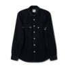 Pretty Green Campbell Regular Fit Long Sleeve Cord Shirt - Black