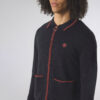Pretty Green Evelyn Knit Regular Fit Long Sleeve Shirt - Black