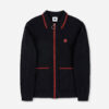 Pretty Green Evelyn Knit Regular Fit Long Sleeve Shirt - Black