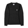 Pretty Green Merino Blend Regular Fit Long Sleeve Crew Neck - Black